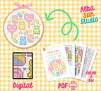 Candy Cross Stitch Digital Pattern