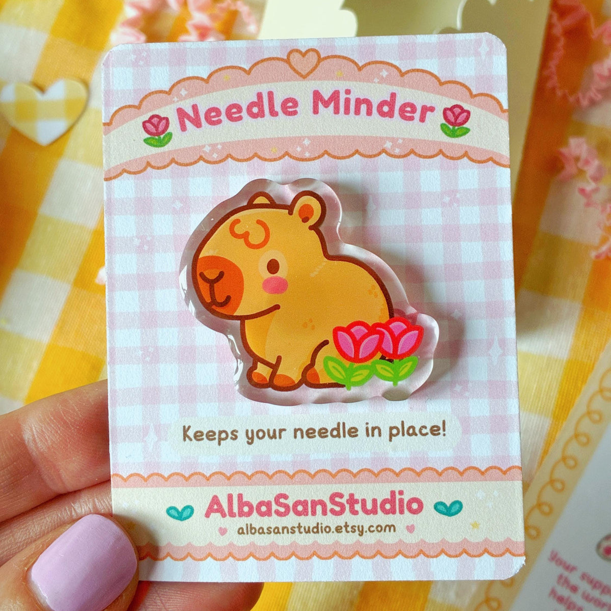 Capybara Needle Minder