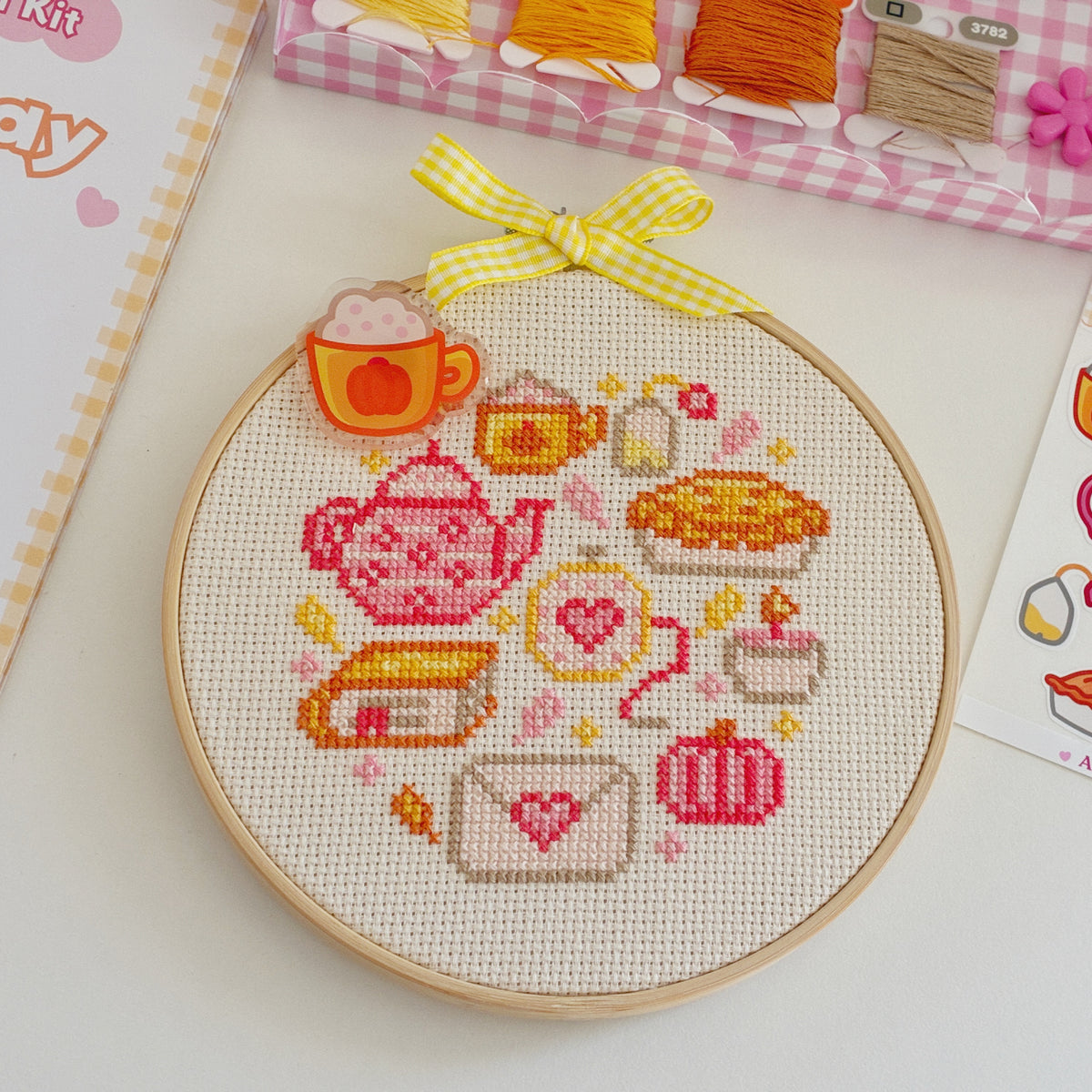 A Cozy Day · Complete Cross Stitch Kit for Beginners