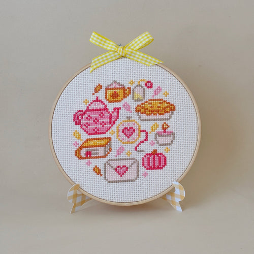A Cozy Day · Complete Cross Stitch Kit for Beginners