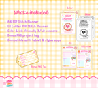 Cross Stitch Project Planner