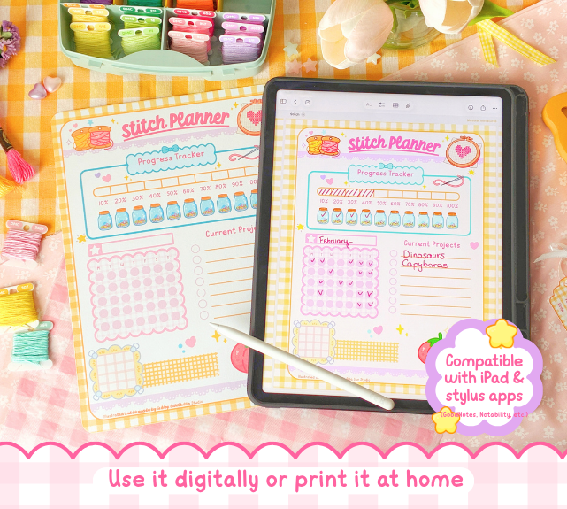 Cross Stitch Project Planner