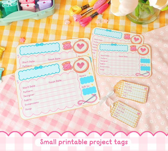 Cross Stitch Project Planner