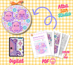 Dumbo Octopus Cross Stitch Digital Pattern