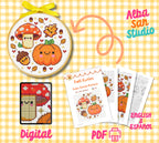 Fall Cuties Cross Stitch Digital Pattern
