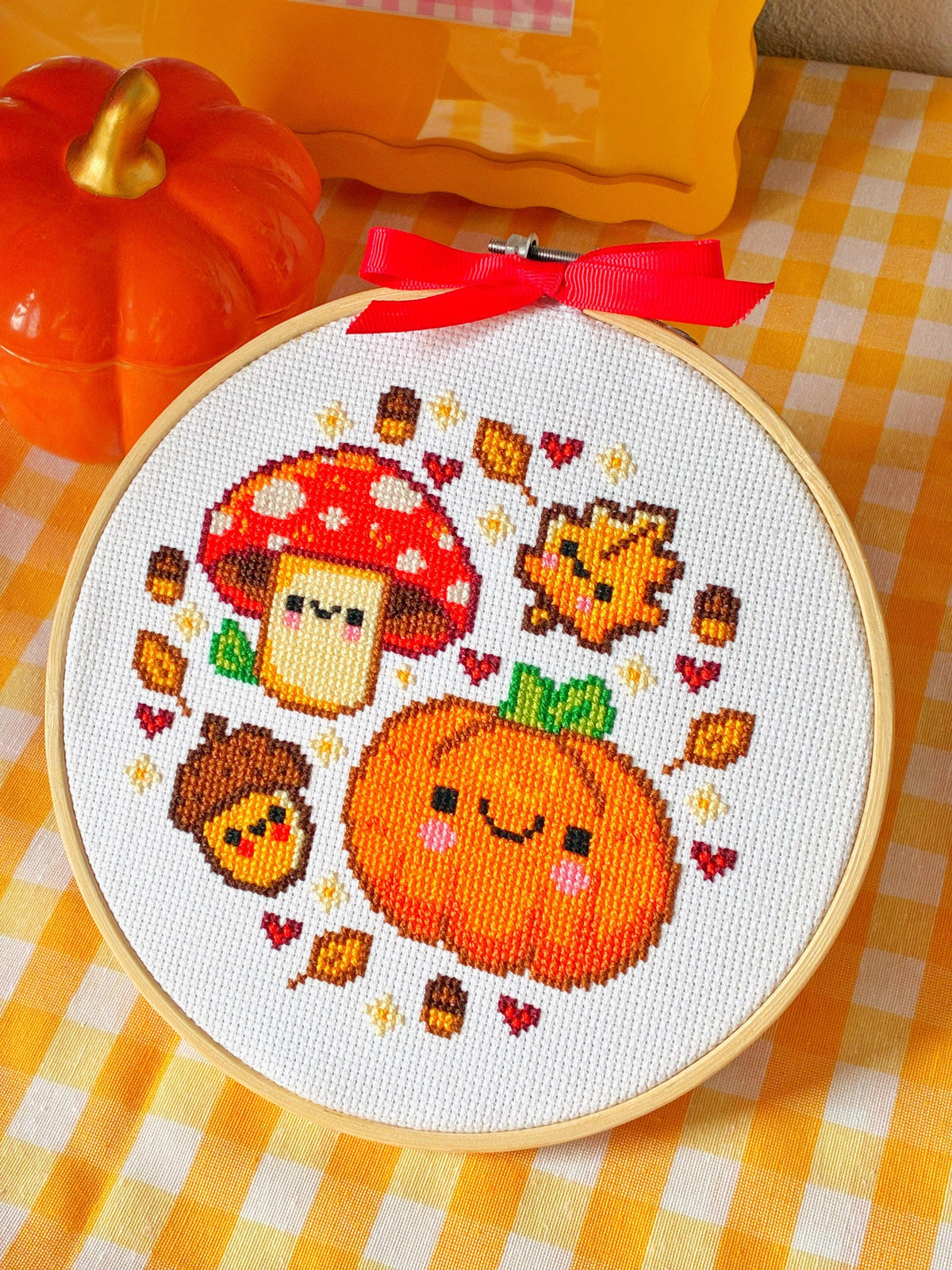 Fall Cuties Cross Stitch Digital Pattern