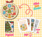 Gingerbread Cookies Stitch Digital Pattern