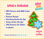 Gingerbread Cookies Stitch Digital Pattern