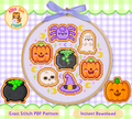 Halloween Cookies Cross Stitch Pattern