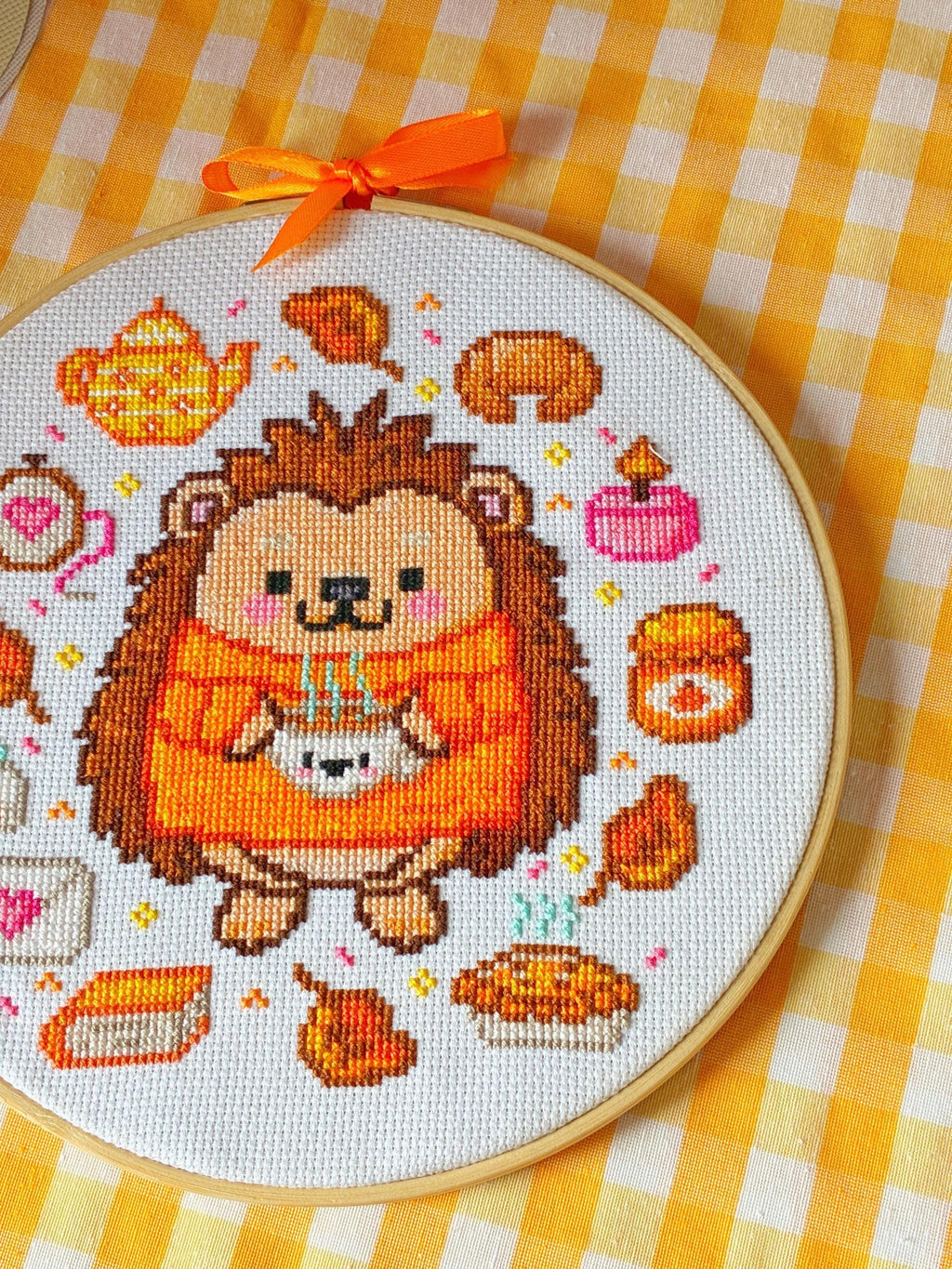 Hedgehog Cross Stitch Digital Pattern