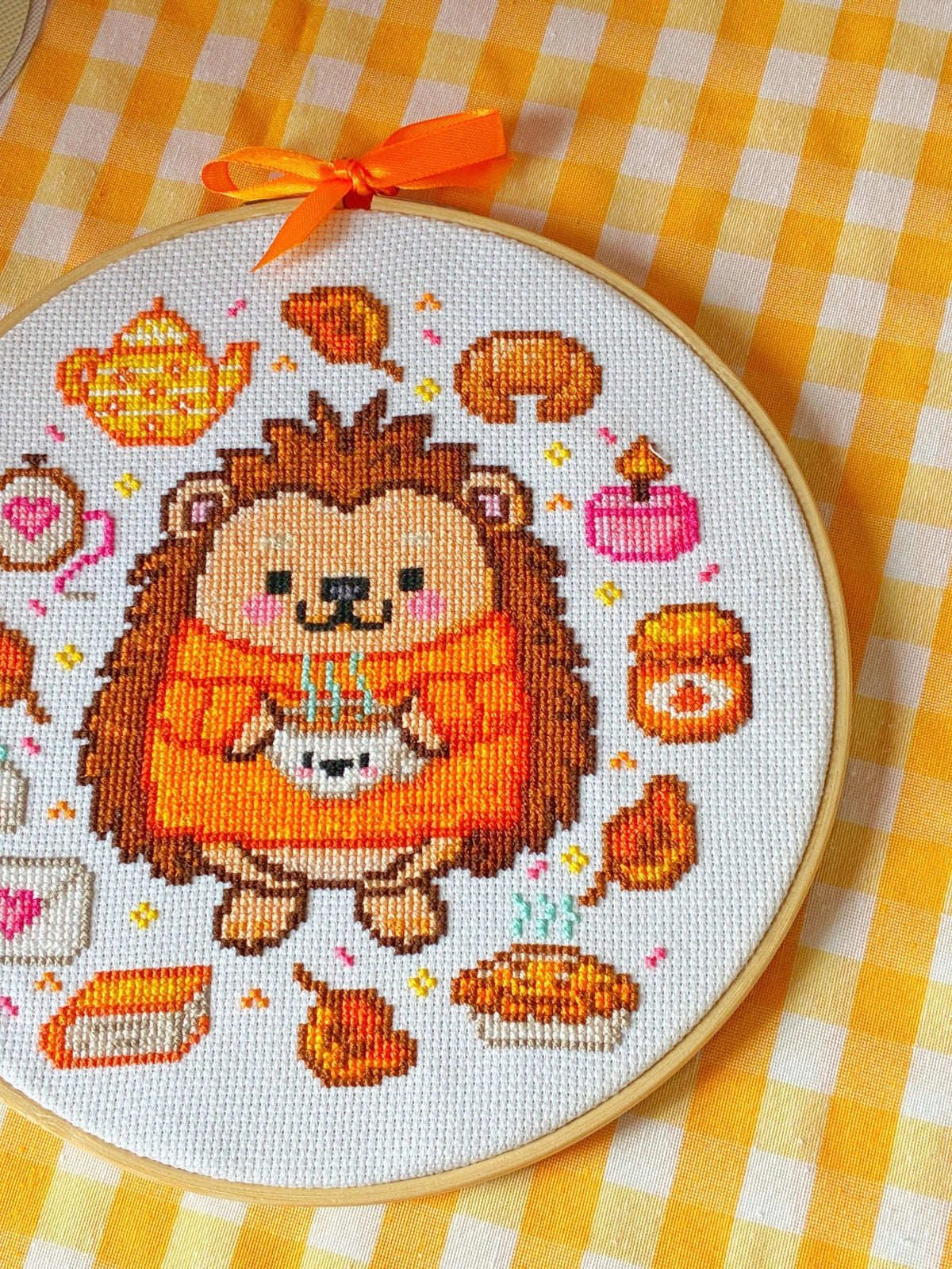 Hedgehog Cross Stitch Digital Pattern