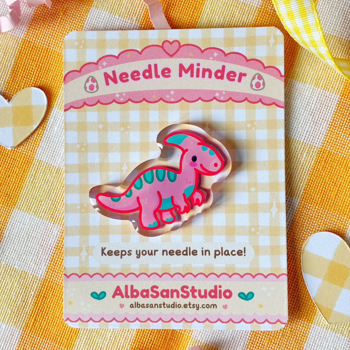 Dinosaur Needle Minder