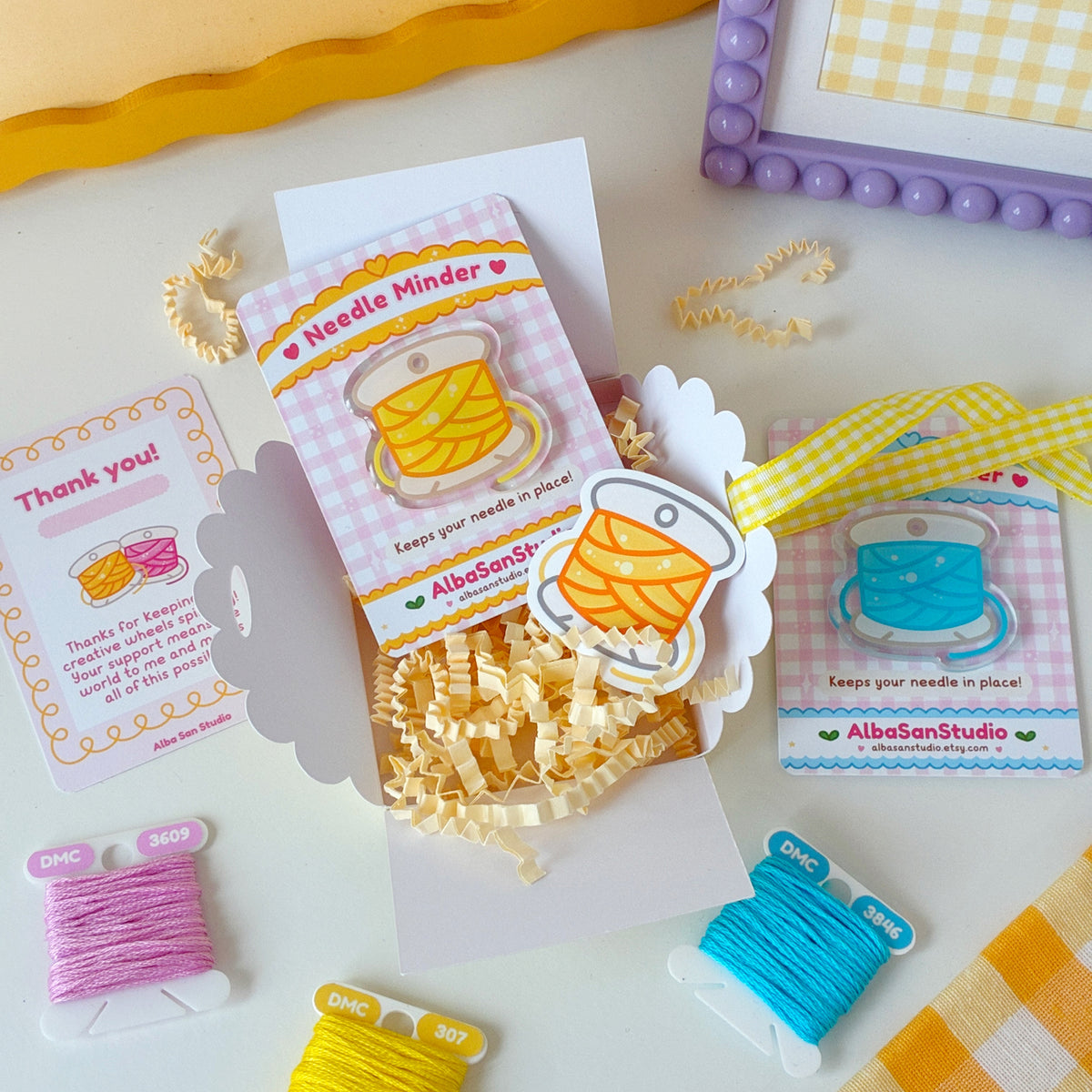 Thread Spool Needle Minder