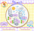 Itsy Bitsy Spider Cross Stitch Digital Pattern