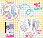 Itsy Bitsy Spider Cross Stitch Digital Pattern
