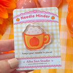 Pumpkin Mug Needle Minder