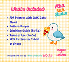 Seagulls Cross Stitch Digital Pattern