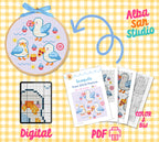 Seagulls Cross Stitch Digital Pattern