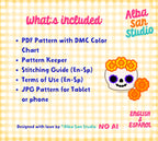 Sugar Skulls Cross Stitch Digital Pattern