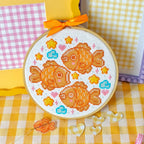 Taiyaki Fish Cross Stitch Digital Pattern