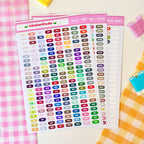 DMC Thread Labels for Floss Bobbins