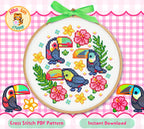 Toucan Cross Stitch Digital Pattern