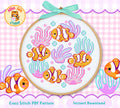 Clownfish Cross Stitch Digital Pattern