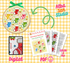 Christmas Stockings Cross Stitch Digital Pattern
