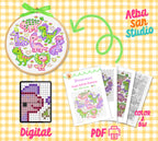 Dinosaurs Cross Stitch Digital Pattern 2