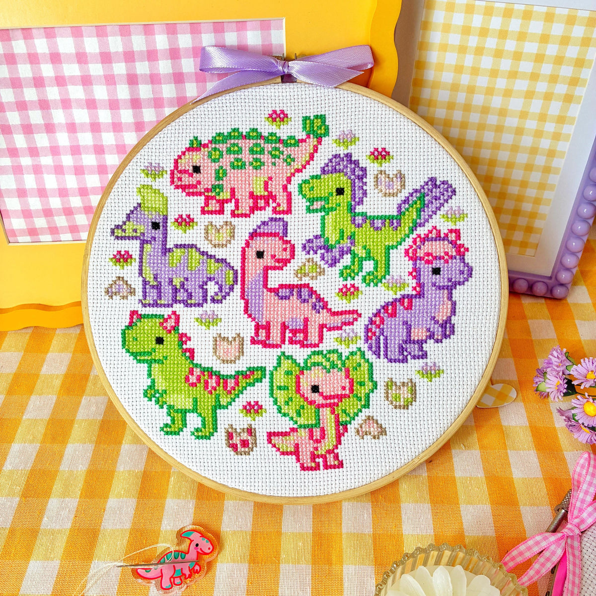 Dinosaurs Cross Stitch Digital Pattern 2