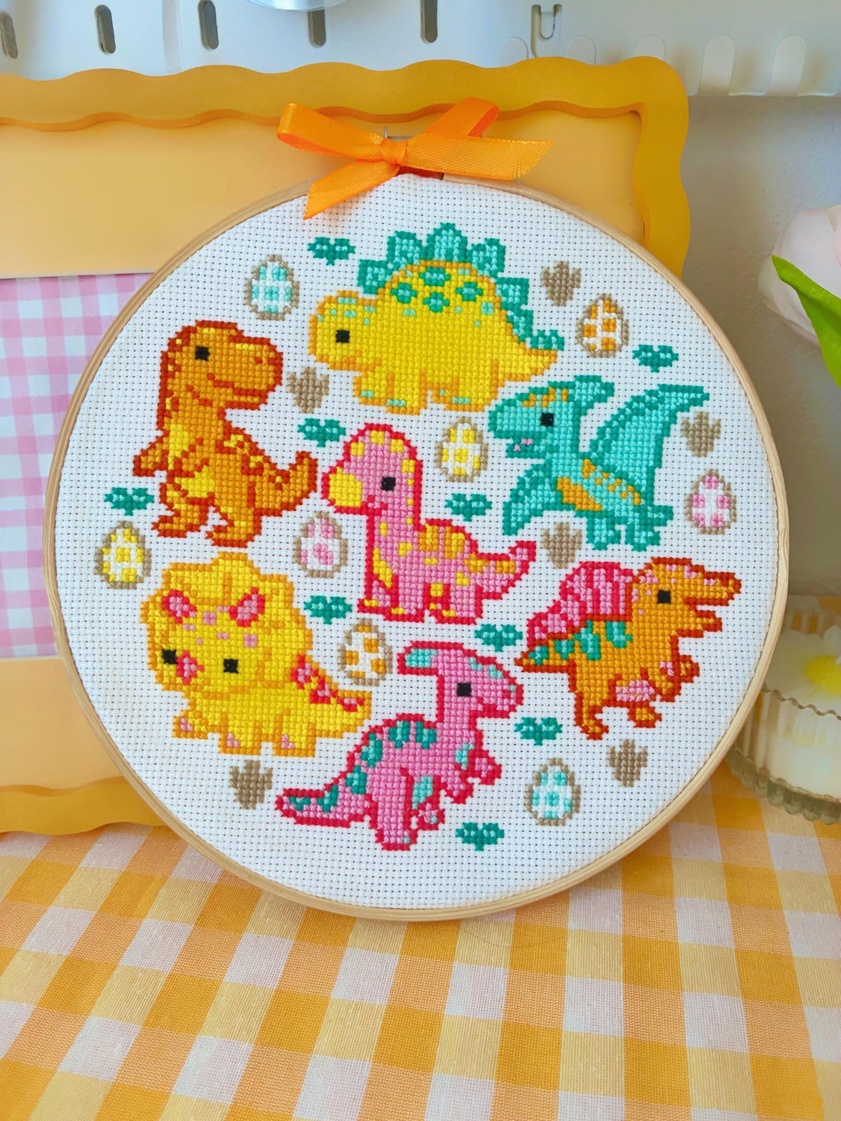 Dinosaurs Cross Stitch Digital Pattern